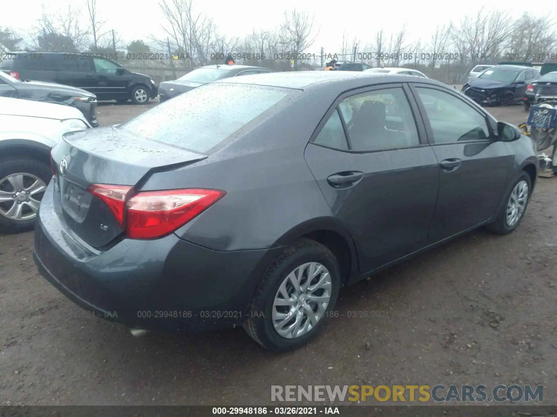 4 Photograph of a damaged car 2T1BURHE6KC133176 TOYOTA COROLLA 2019