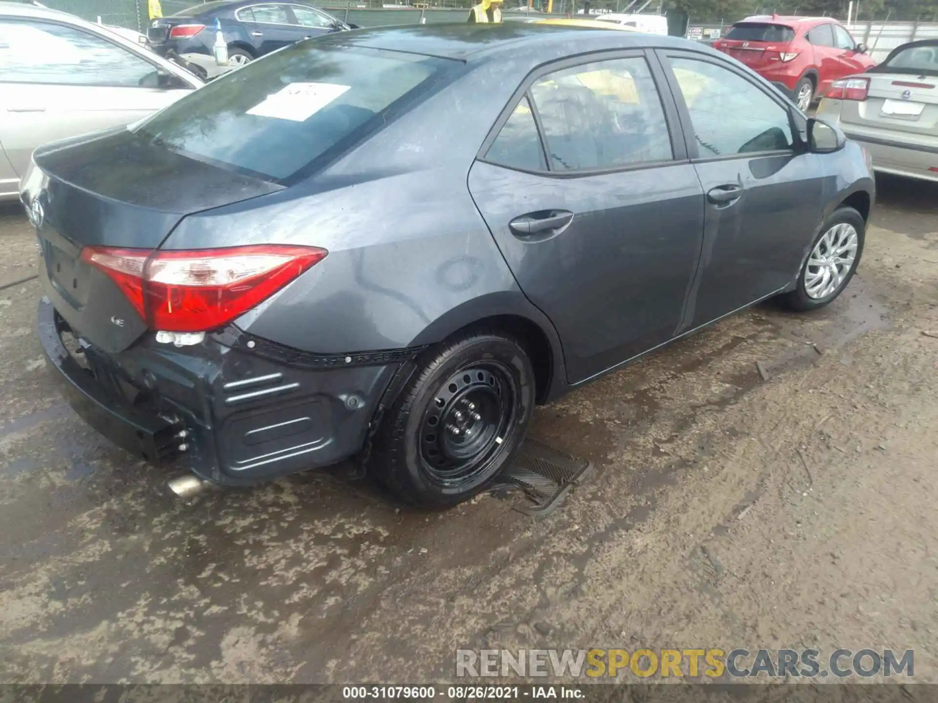 4 Photograph of a damaged car 2T1BURHE6KC133436 TOYOTA COROLLA 2019