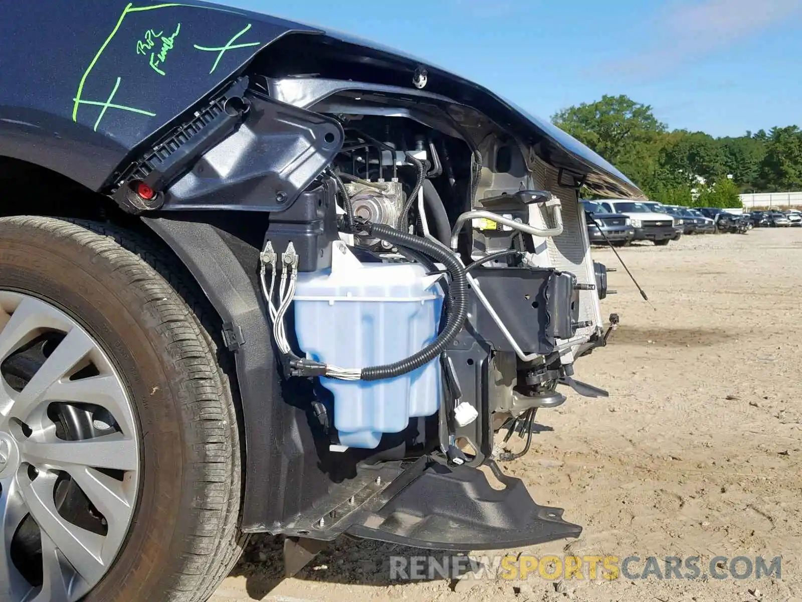 9 Photograph of a damaged car 2T1BURHE6KC134537 TOYOTA COROLLA 2019