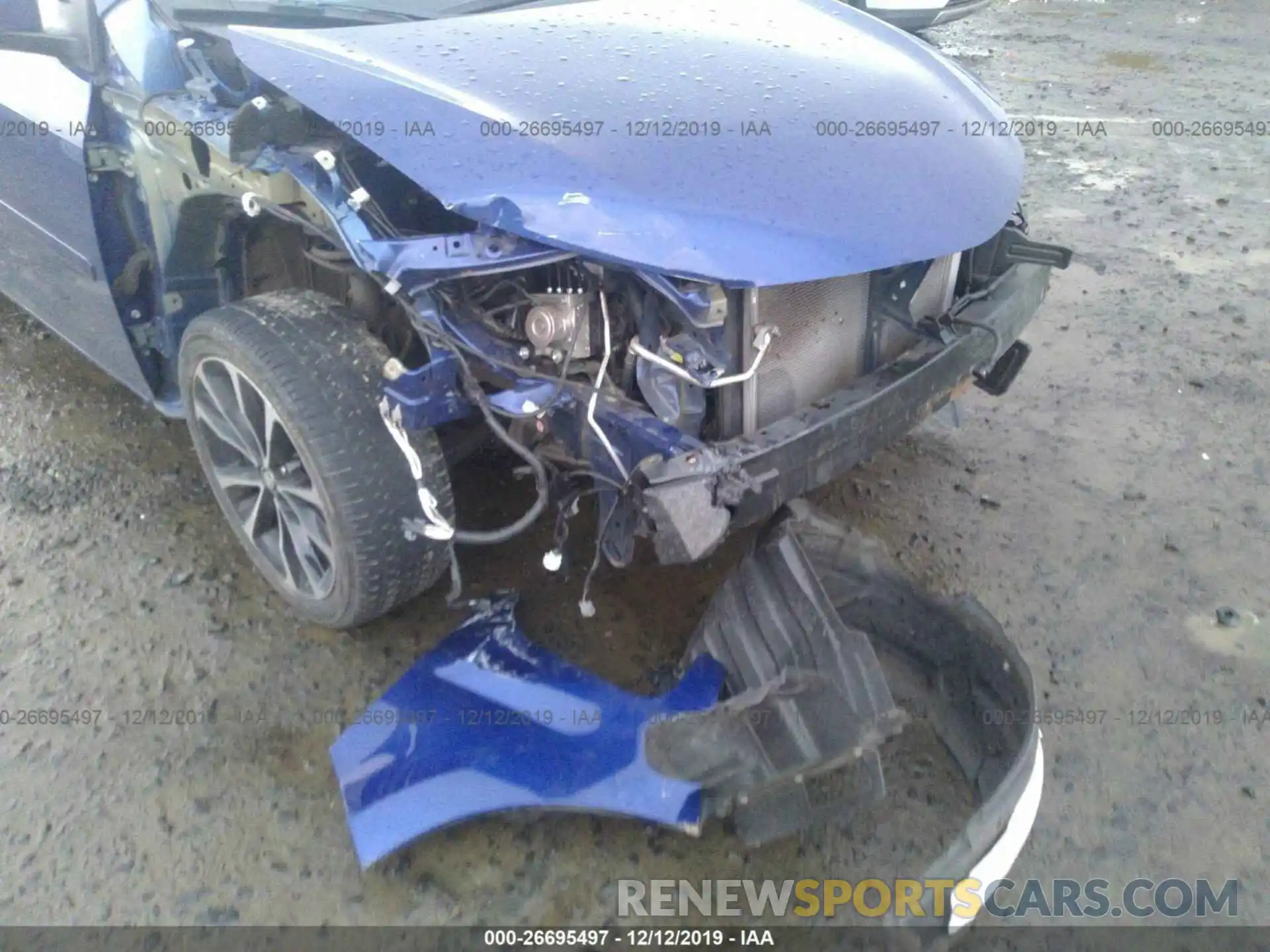 6 Photograph of a damaged car 2T1BURHE6KC134747 TOYOTA COROLLA 2019