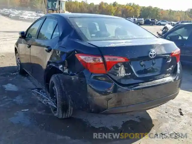 3 Photograph of a damaged car 2T1BURHE6KC135185 TOYOTA COROLLA 2019