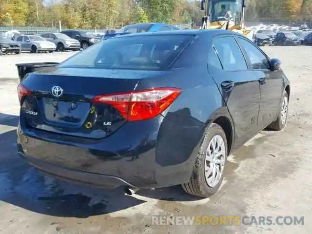 4 Photograph of a damaged car 2T1BURHE6KC135185 TOYOTA COROLLA 2019