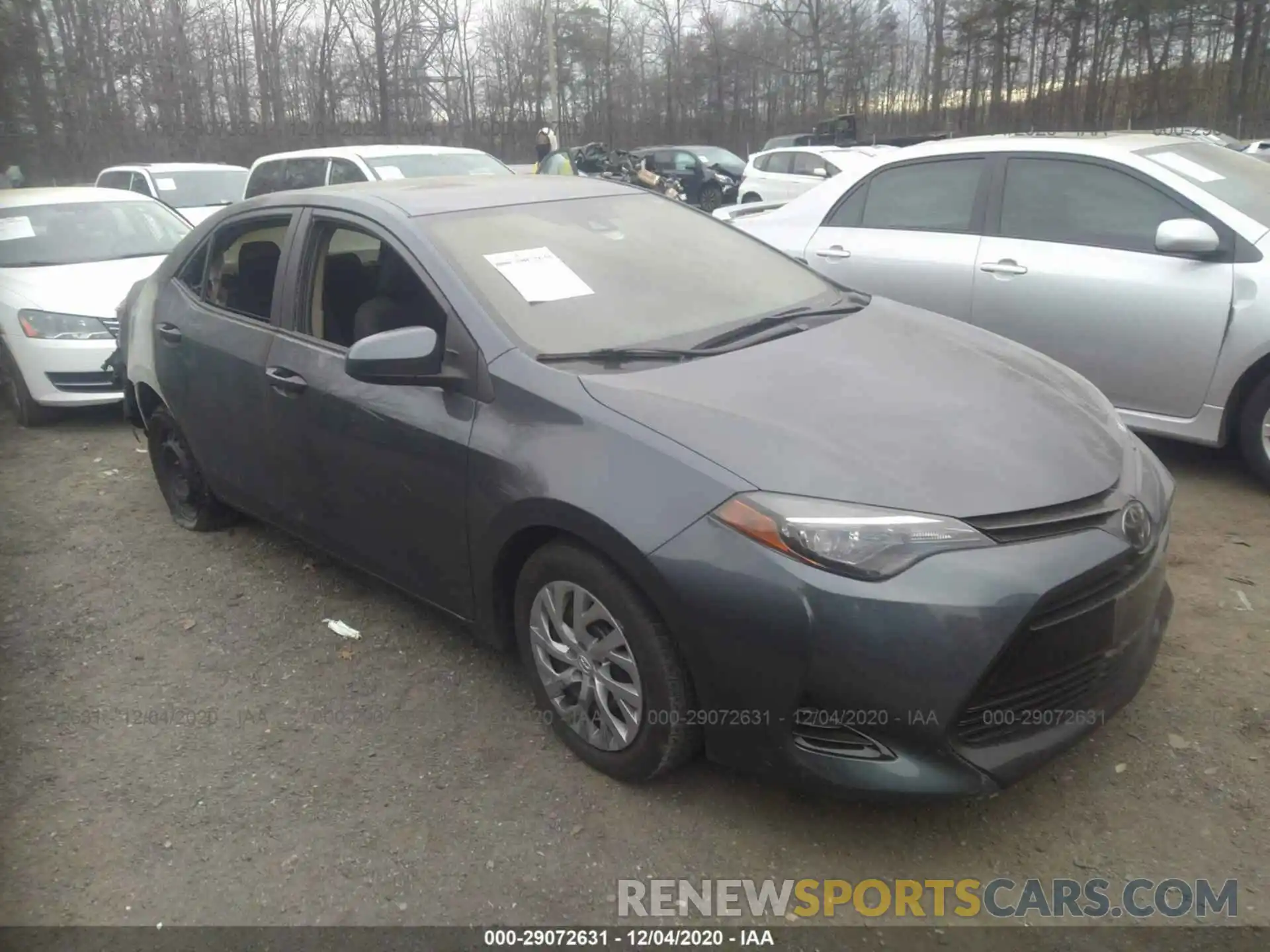 1 Photograph of a damaged car 2T1BURHE6KC135896 TOYOTA COROLLA 2019