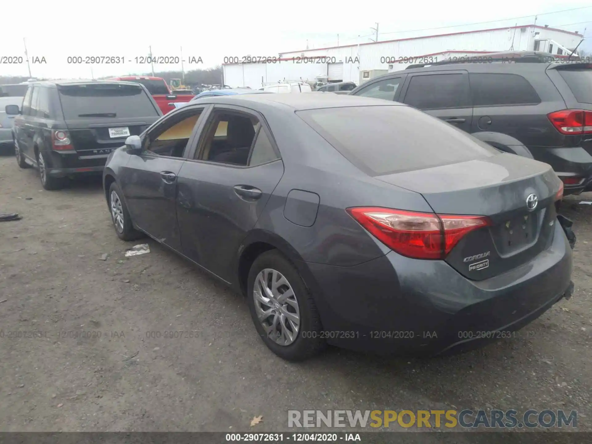 3 Photograph of a damaged car 2T1BURHE6KC135896 TOYOTA COROLLA 2019