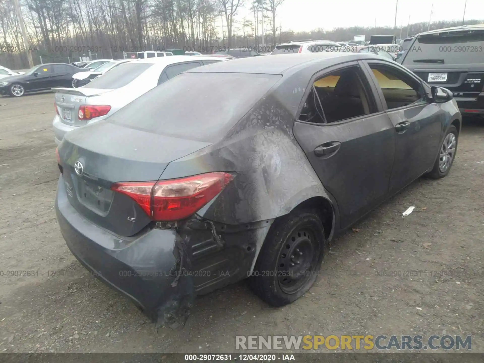 6 Photograph of a damaged car 2T1BURHE6KC135896 TOYOTA COROLLA 2019