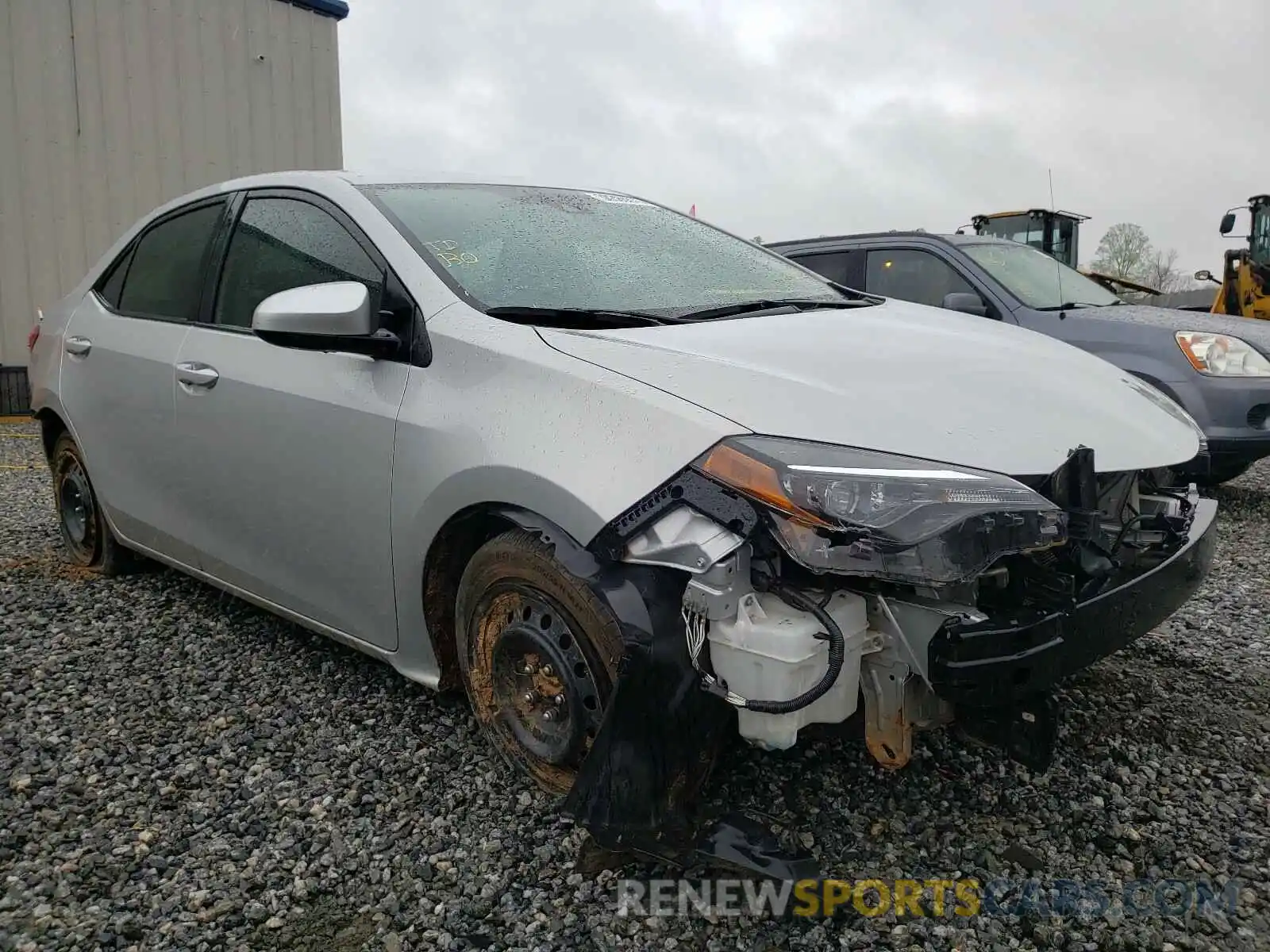 1 Photograph of a damaged car 2T1BURHE6KC136319 TOYOTA COROLLA 2019