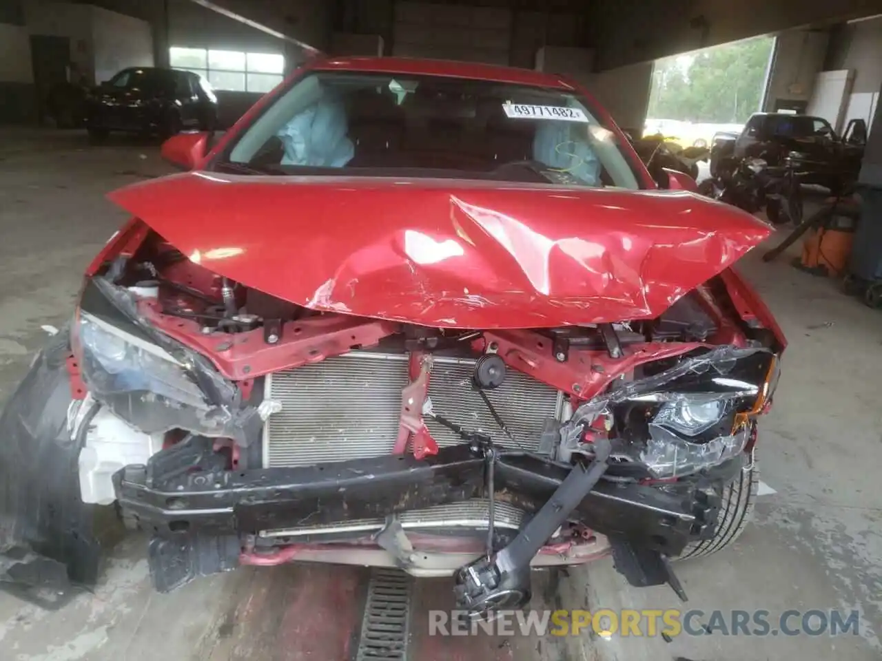 9 Photograph of a damaged car 2T1BURHE6KC136708 TOYOTA COROLLA 2019