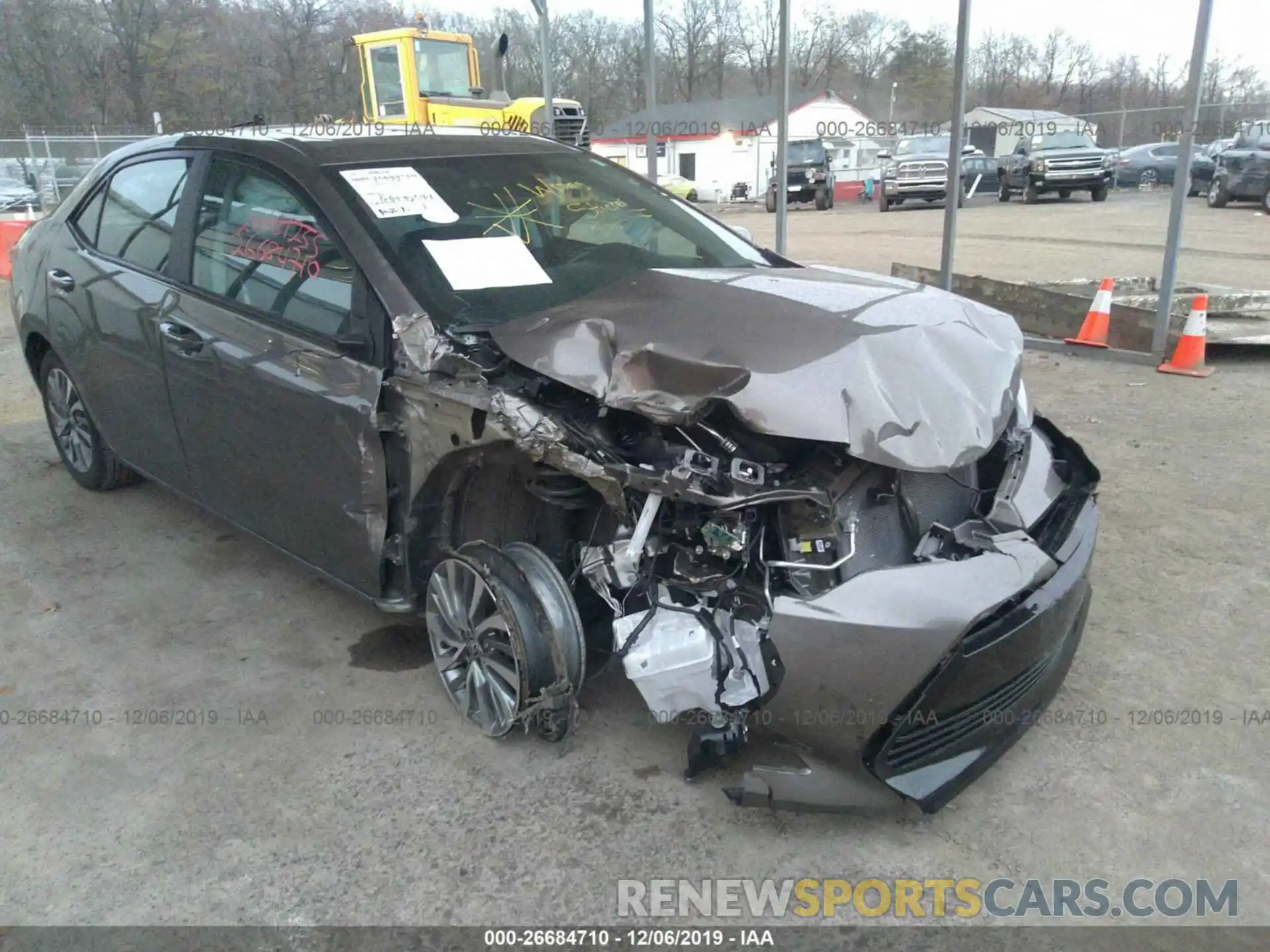 6 Photograph of a damaged car 2T1BURHE6KC136725 TOYOTA COROLLA 2019