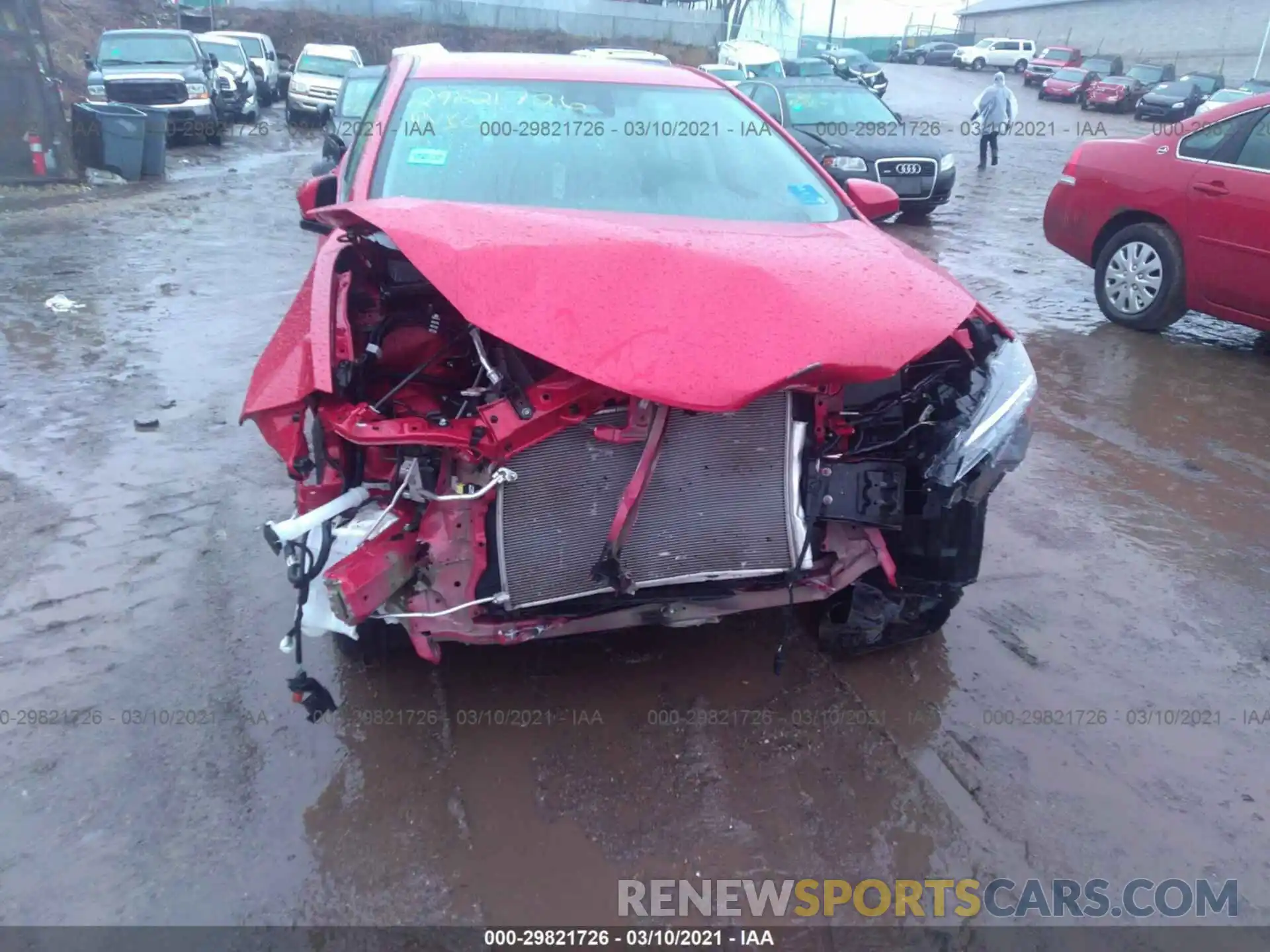 6 Photograph of a damaged car 2T1BURHE6KC137096 TOYOTA COROLLA 2019