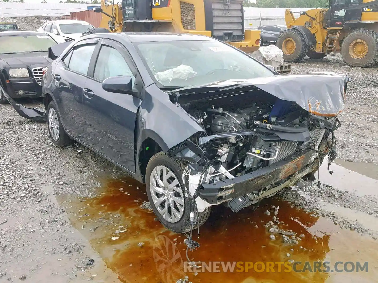 1 Photograph of a damaged car 2T1BURHE6KC137132 TOYOTA COROLLA 2019