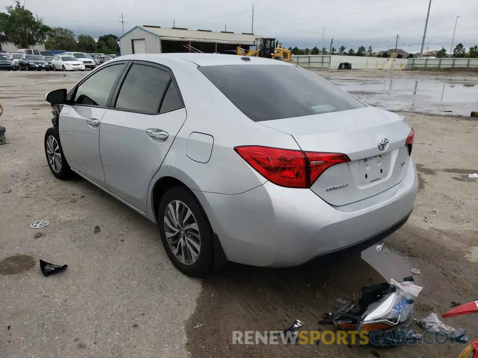 3 Photograph of a damaged car 2T1BURHE6KC137745 TOYOTA COROLLA 2019