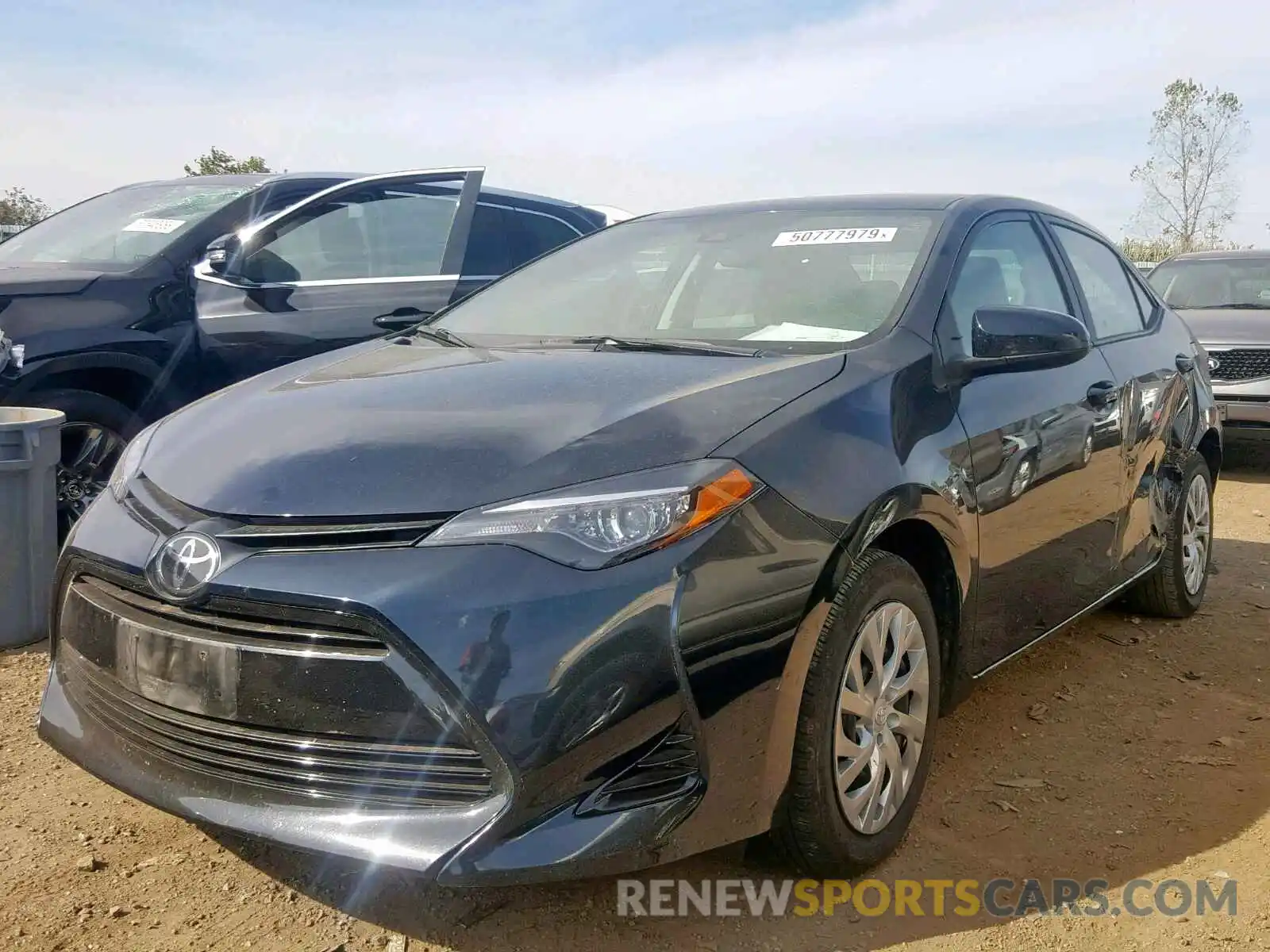 2 Photograph of a damaged car 2T1BURHE6KC137972 TOYOTA COROLLA 2019