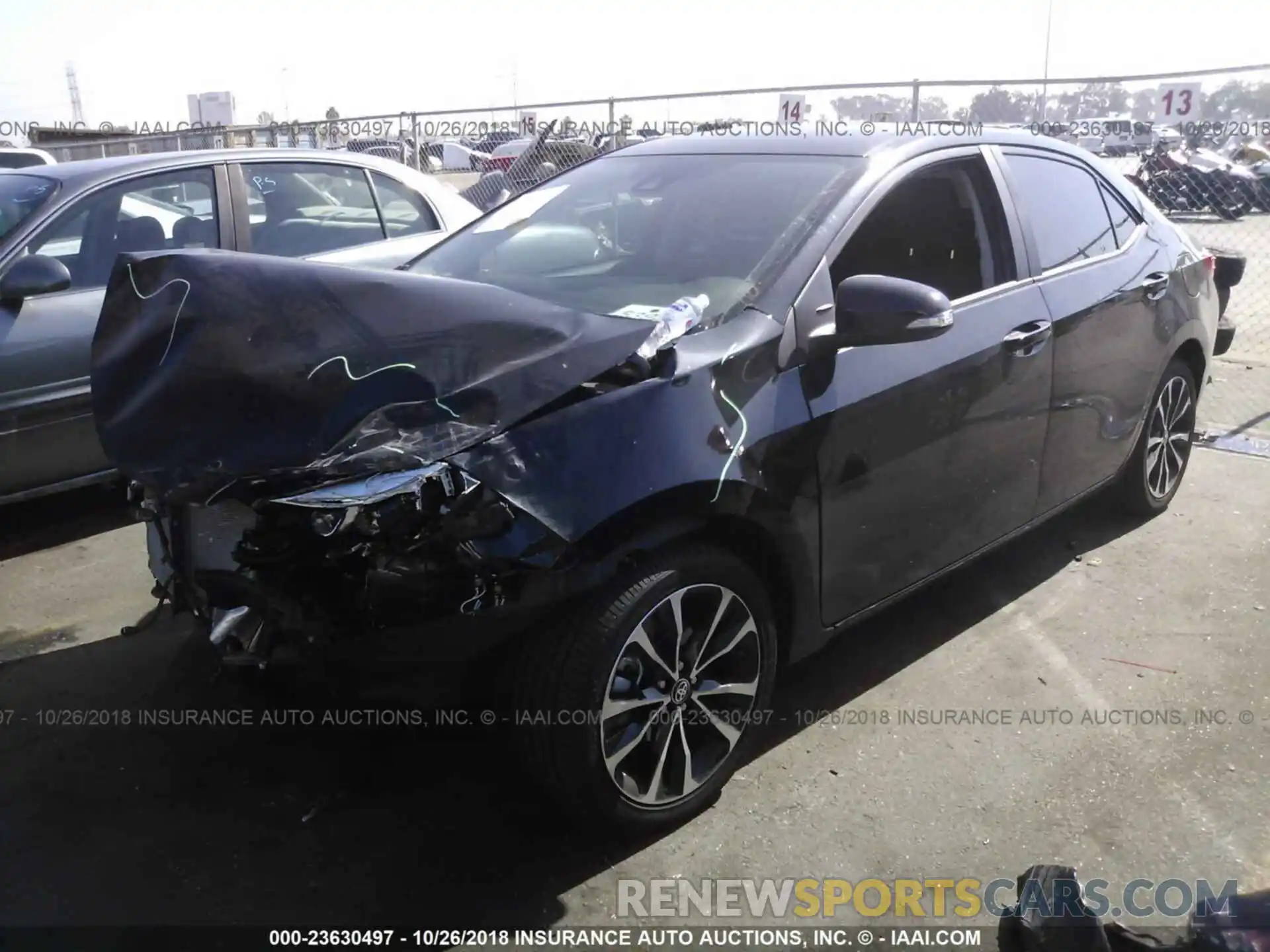 2 Photograph of a damaged car 2T1BURHE6KC138958 Toyota Corolla 2019