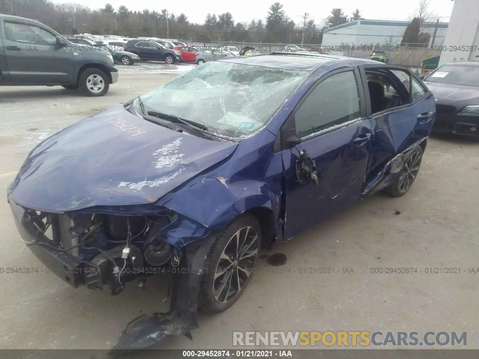 2 Photograph of a damaged car 2T1BURHE6KC139415 TOYOTA COROLLA 2019