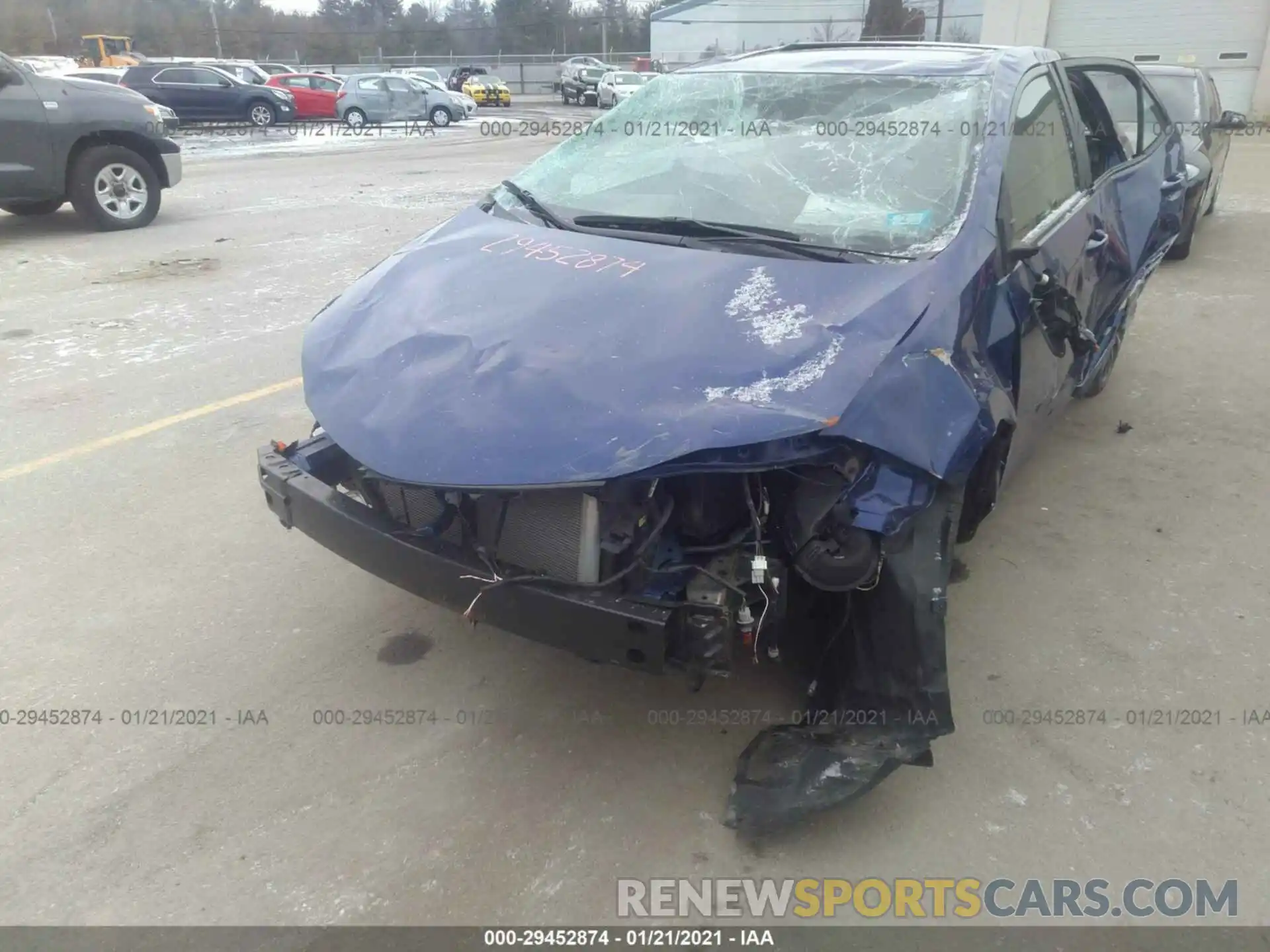 6 Photograph of a damaged car 2T1BURHE6KC139415 TOYOTA COROLLA 2019