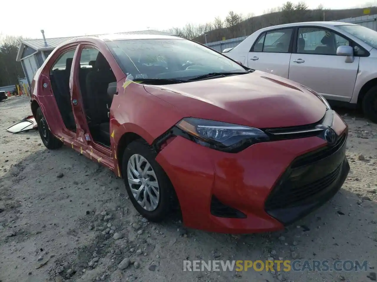 1 Photograph of a damaged car 2T1BURHE6KC139480 TOYOTA COROLLA 2019