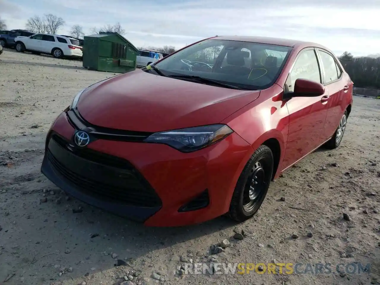 2 Фотография поврежденного автомобиля 2T1BURHE6KC139480 TOYOTA COROLLA 2019