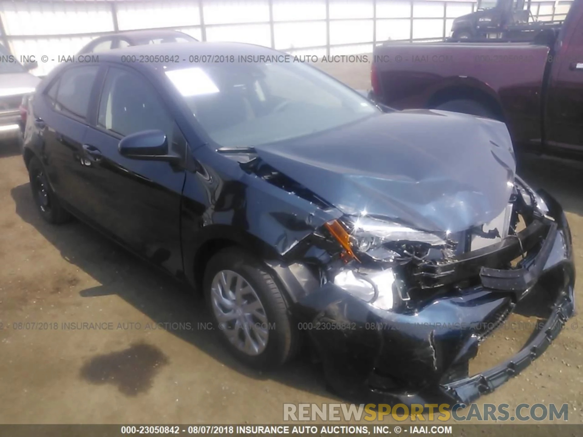 1 Photograph of a damaged car 2T1BURHE6KC139575 Toyota Corolla 2019