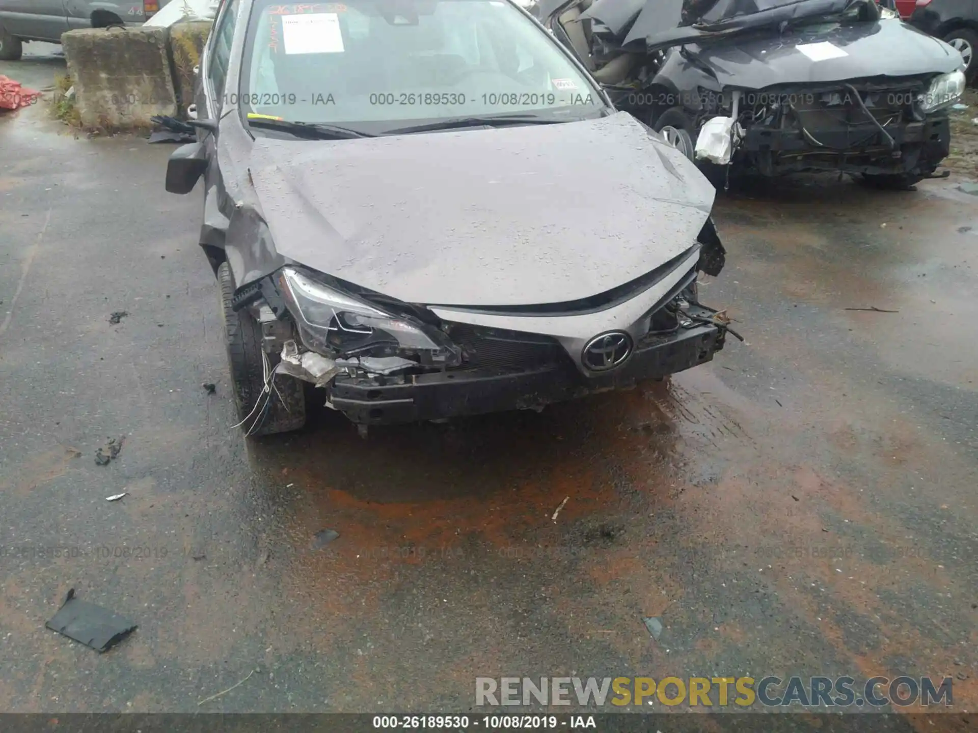 6 Photograph of a damaged car 2T1BURHE6KC140063 TOYOTA COROLLA 2019