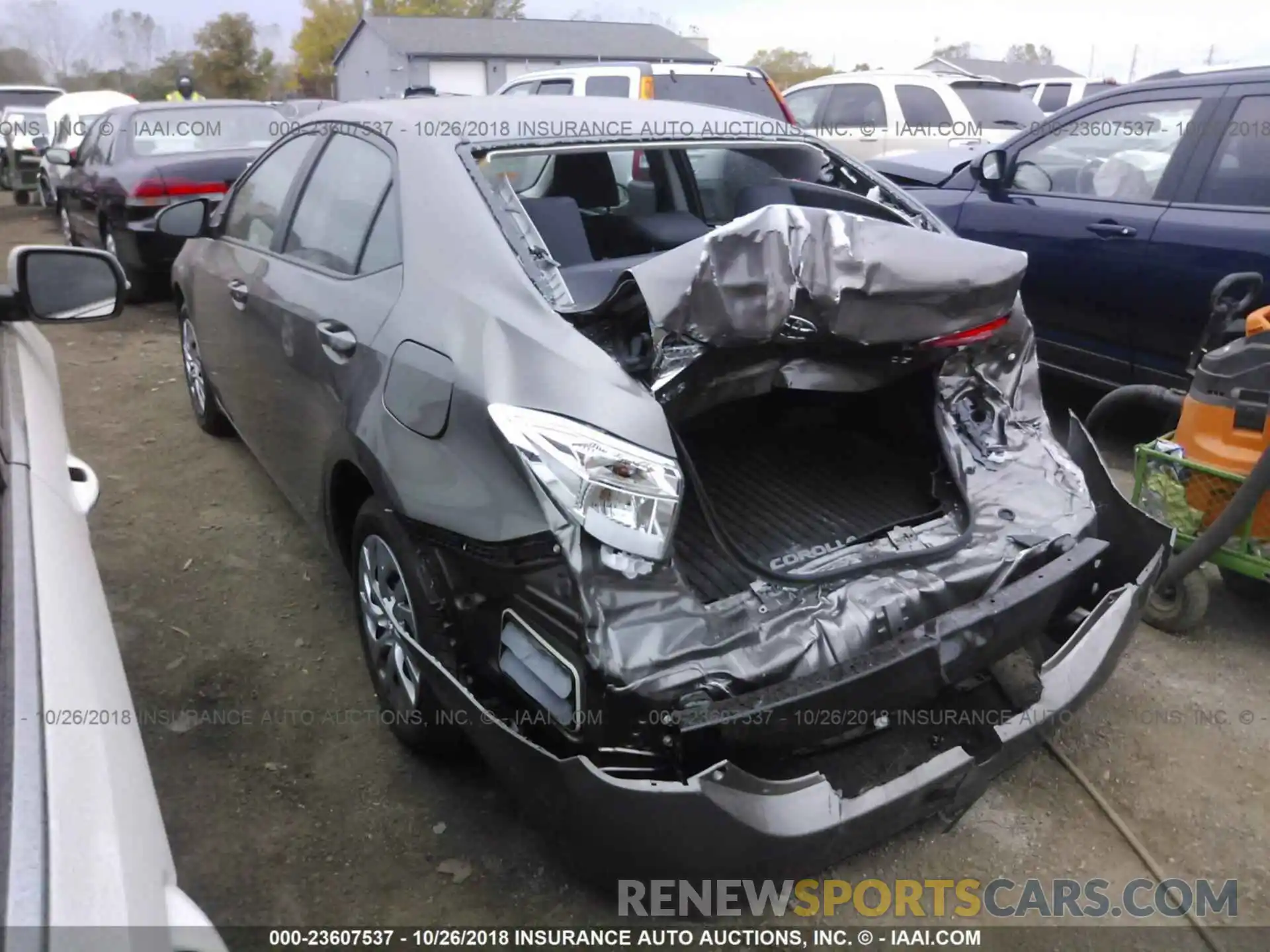 3 Photograph of a damaged car 2T1BURHE6KC140189 TOYOTA COROLLA 2019