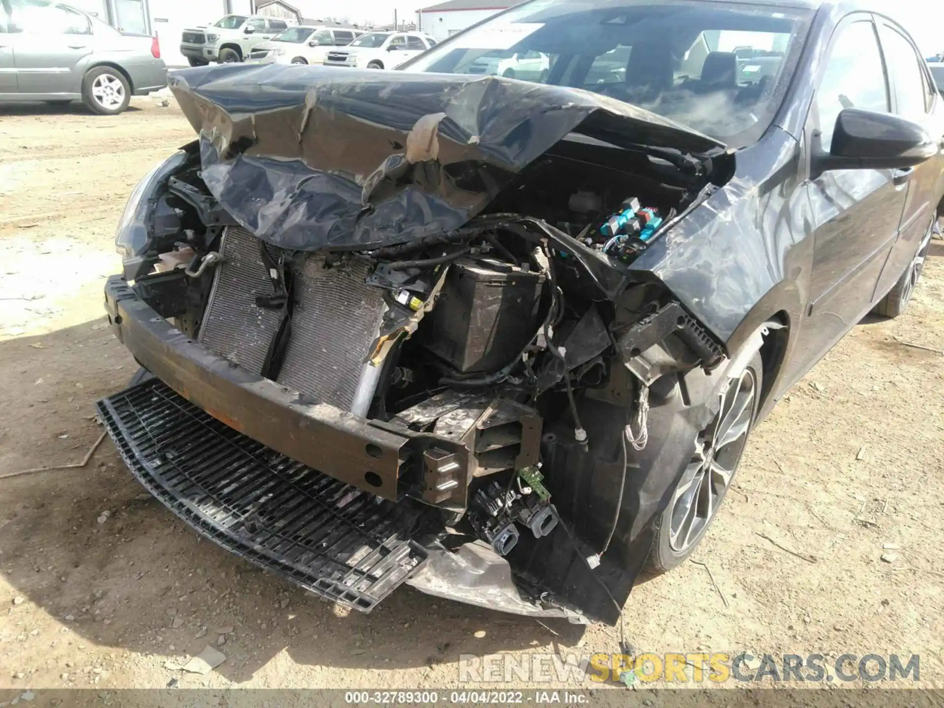 6 Photograph of a damaged car 2T1BURHE6KC142850 TOYOTA COROLLA 2019