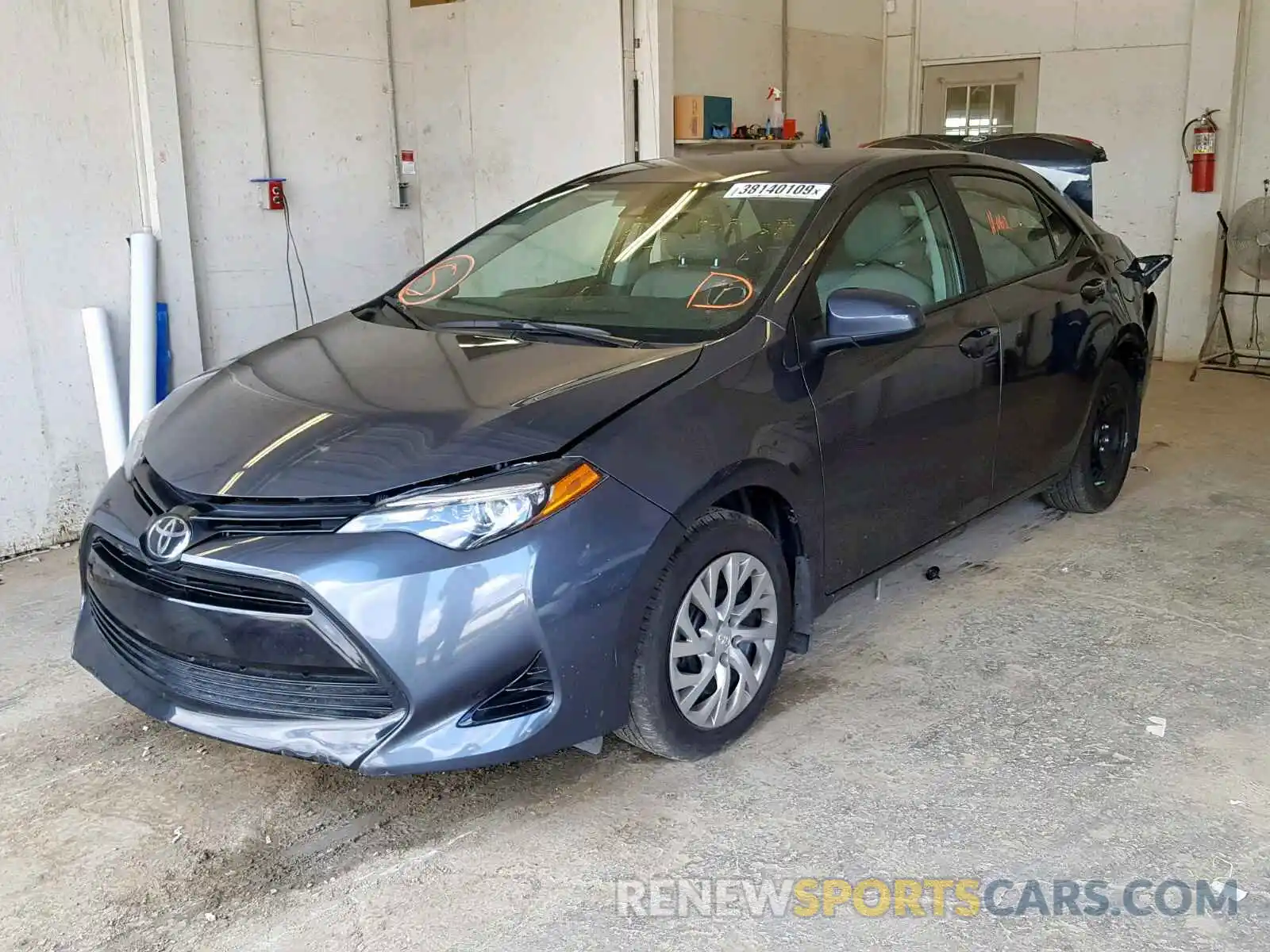 2 Photograph of a damaged car 2T1BURHE6KC143108 TOYOTA COROLLA 2019