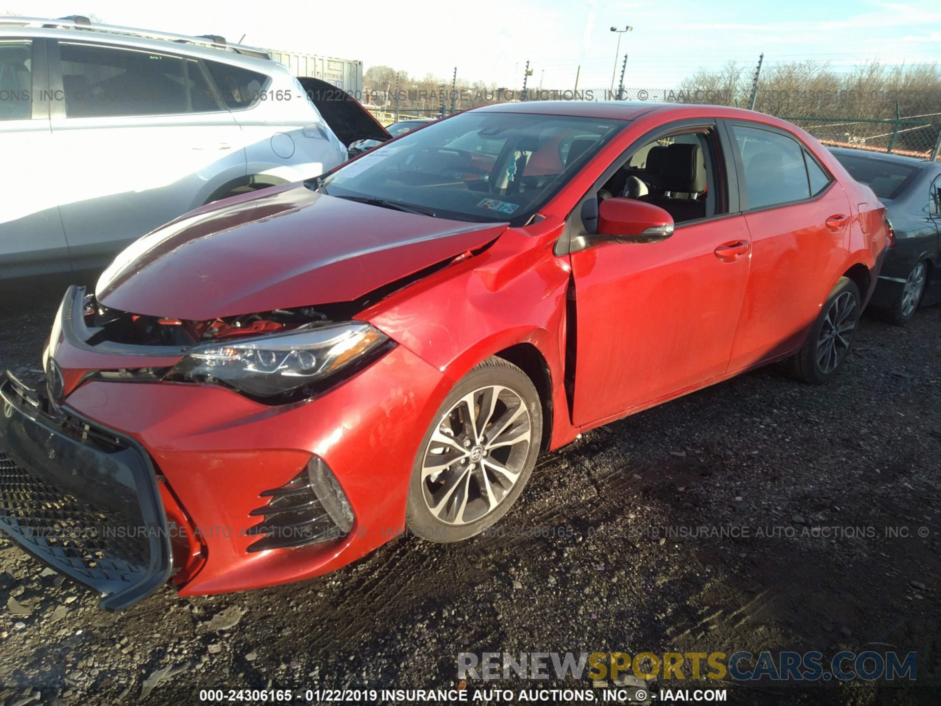 2 Photograph of a damaged car 2T1BURHE6KC143920 TOYOTA COROLLA 2019