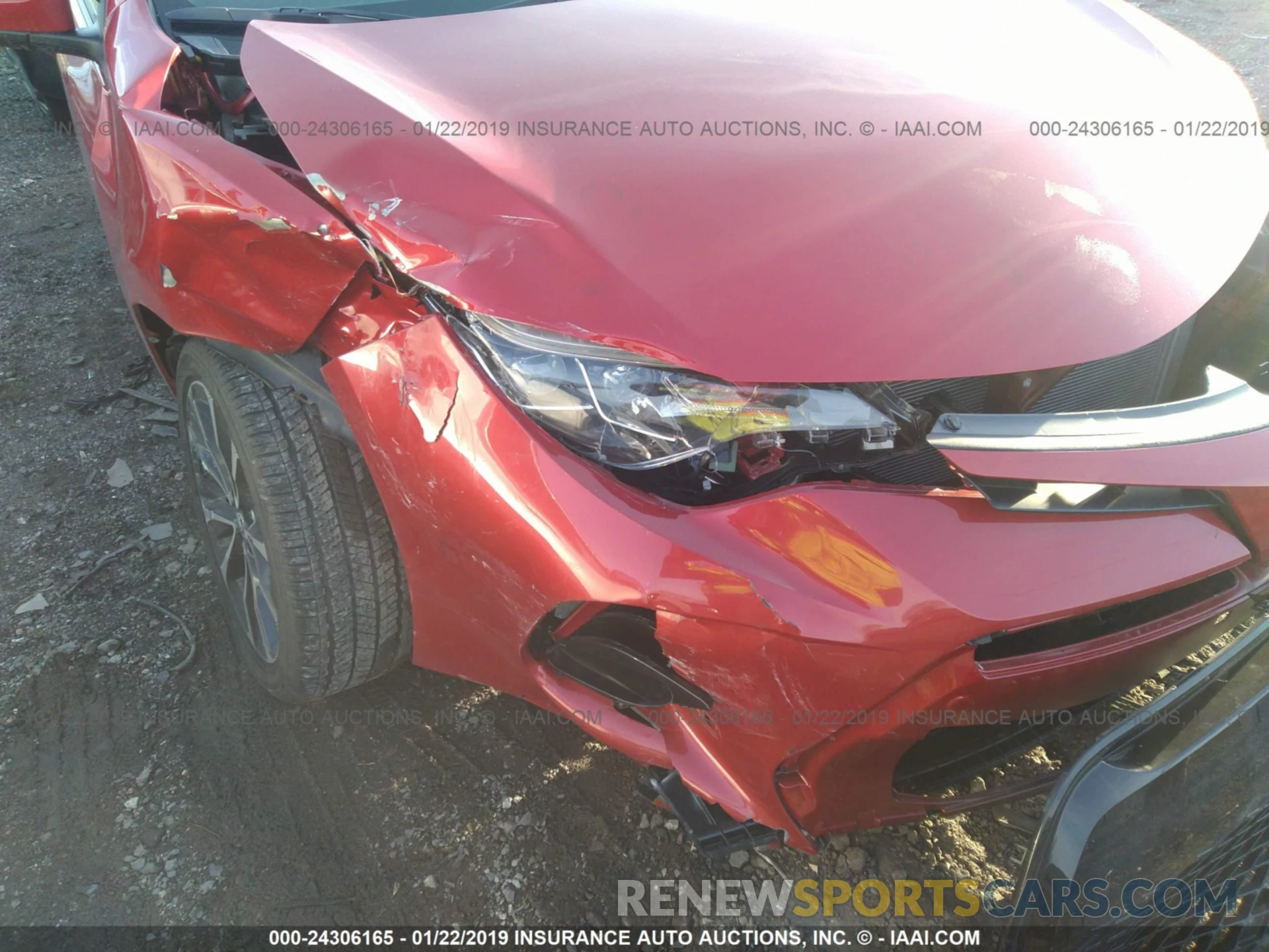 6 Photograph of a damaged car 2T1BURHE6KC143920 TOYOTA COROLLA 2019