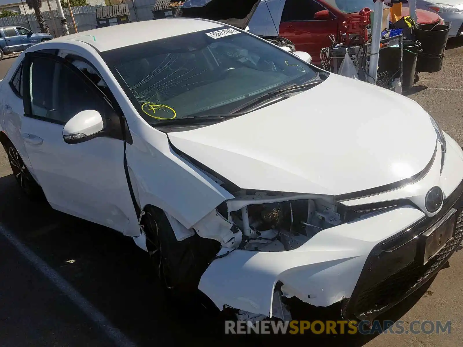 9 Photograph of a damaged car 2T1BURHE6KC145067 TOYOTA COROLLA 2019