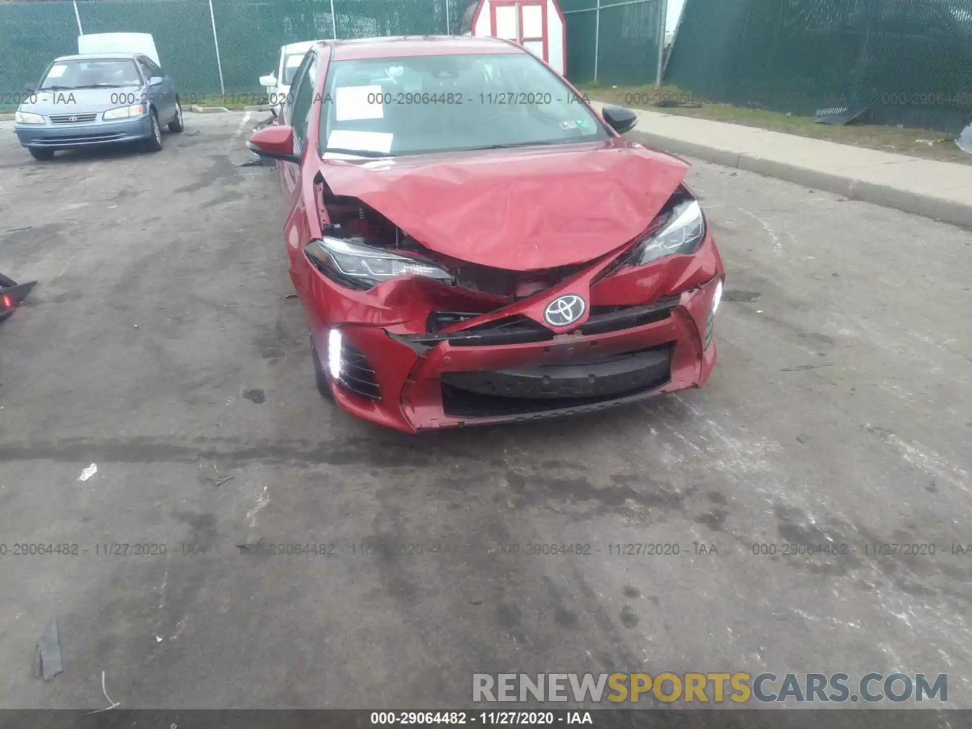 1 Photograph of a damaged car 2T1BURHE6KC145652 TOYOTA COROLLA 2019