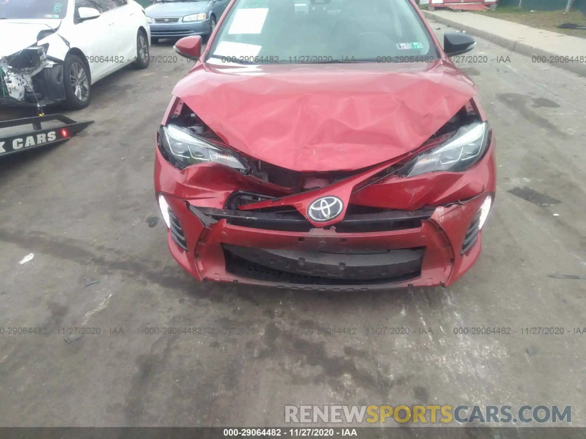 6 Photograph of a damaged car 2T1BURHE6KC145652 TOYOTA COROLLA 2019