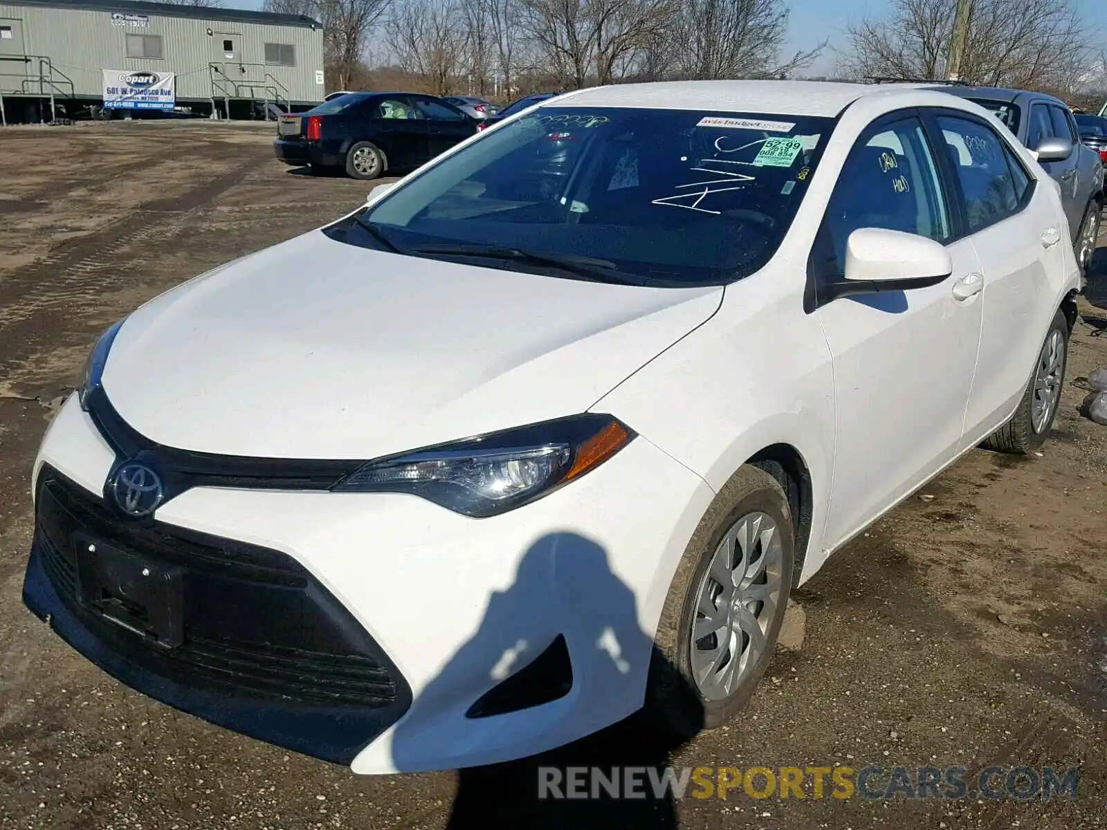 2 Photograph of a damaged car 2T1BURHE6KC145862 TOYOTA COROLLA 2019