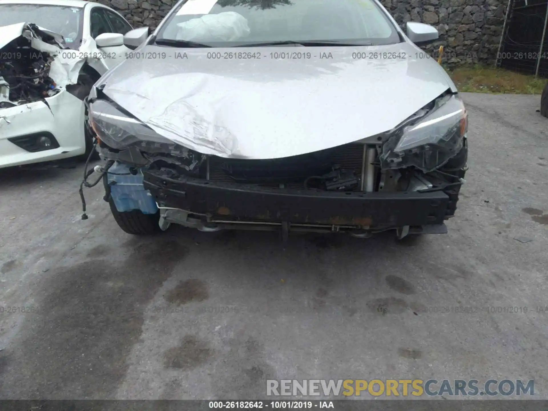 6 Photograph of a damaged car 2T1BURHE6KC146445 TOYOTA COROLLA 2019