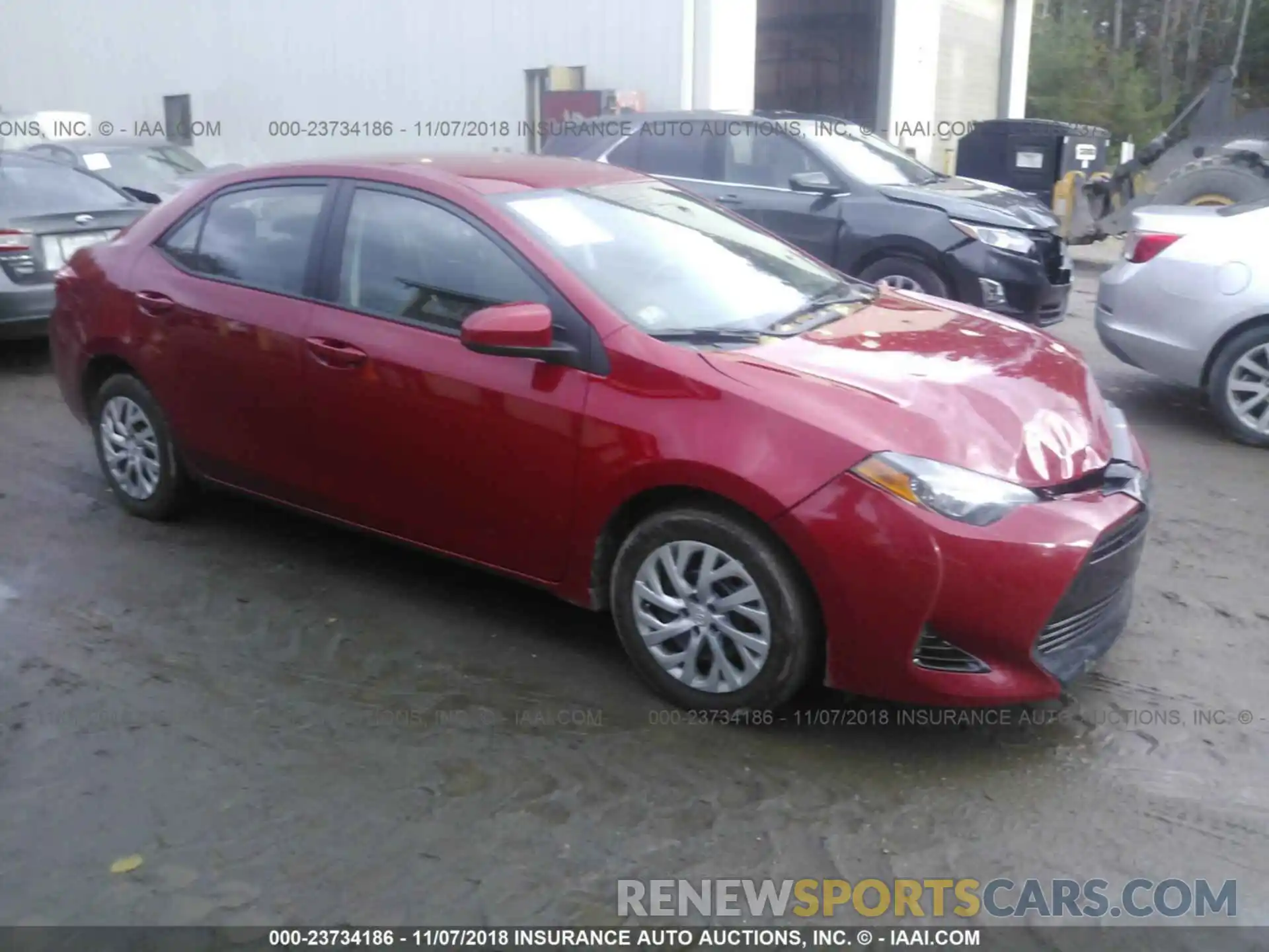 1 Photograph of a damaged car 2T1BURHE6KC147353 Toyota Corolla 2019