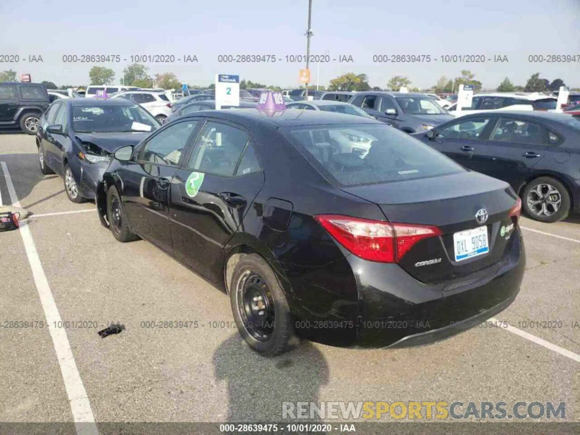 12 Photograph of a damaged car 2T1BURHE6KC147689 TOYOTA COROLLA 2019