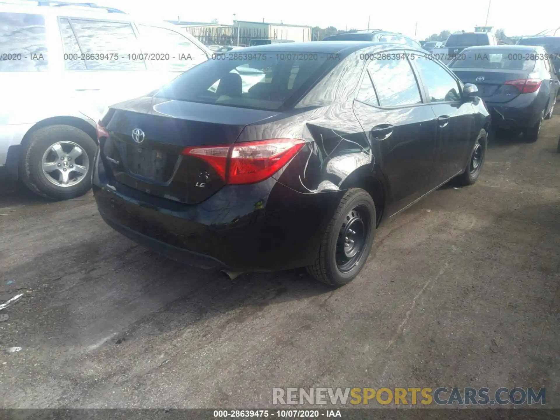 4 Photograph of a damaged car 2T1BURHE6KC147689 TOYOTA COROLLA 2019