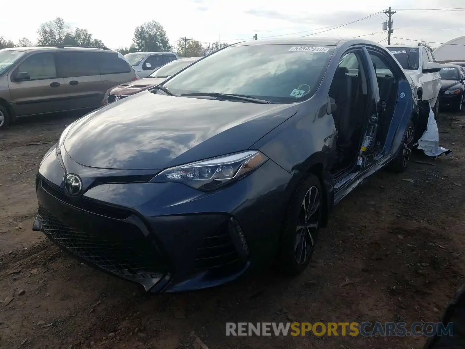 2 Photograph of a damaged car 2T1BURHE6KC148132 TOYOTA COROLLA 2019