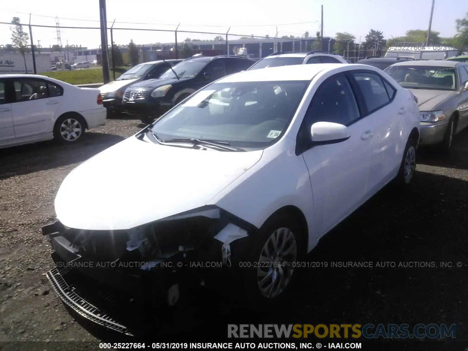 2 Photograph of a damaged car 2T1BURHE6KC148292 TOYOTA COROLLA 2019