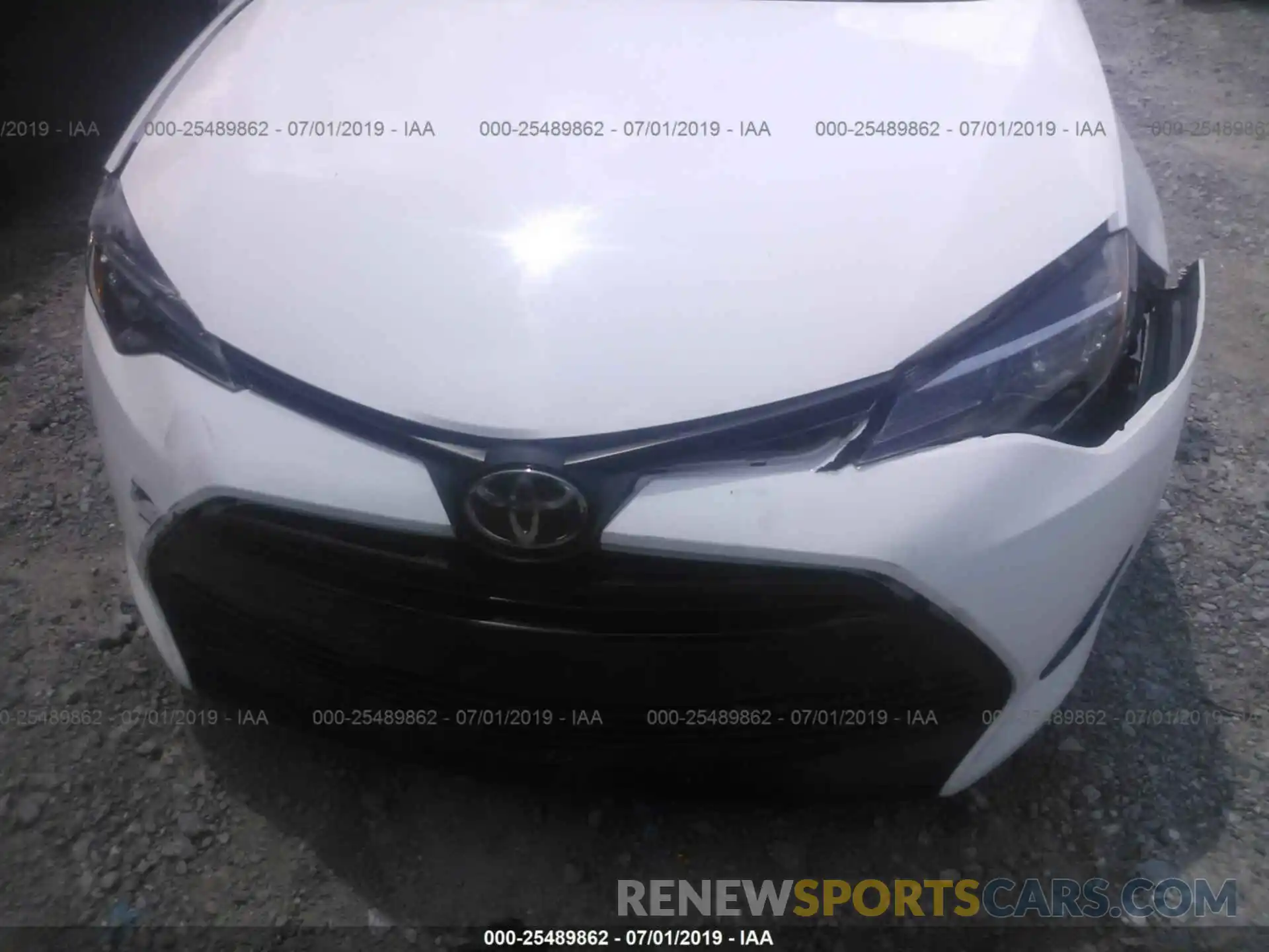 6 Photograph of a damaged car 2T1BURHE6KC148566 TOYOTA COROLLA 2019