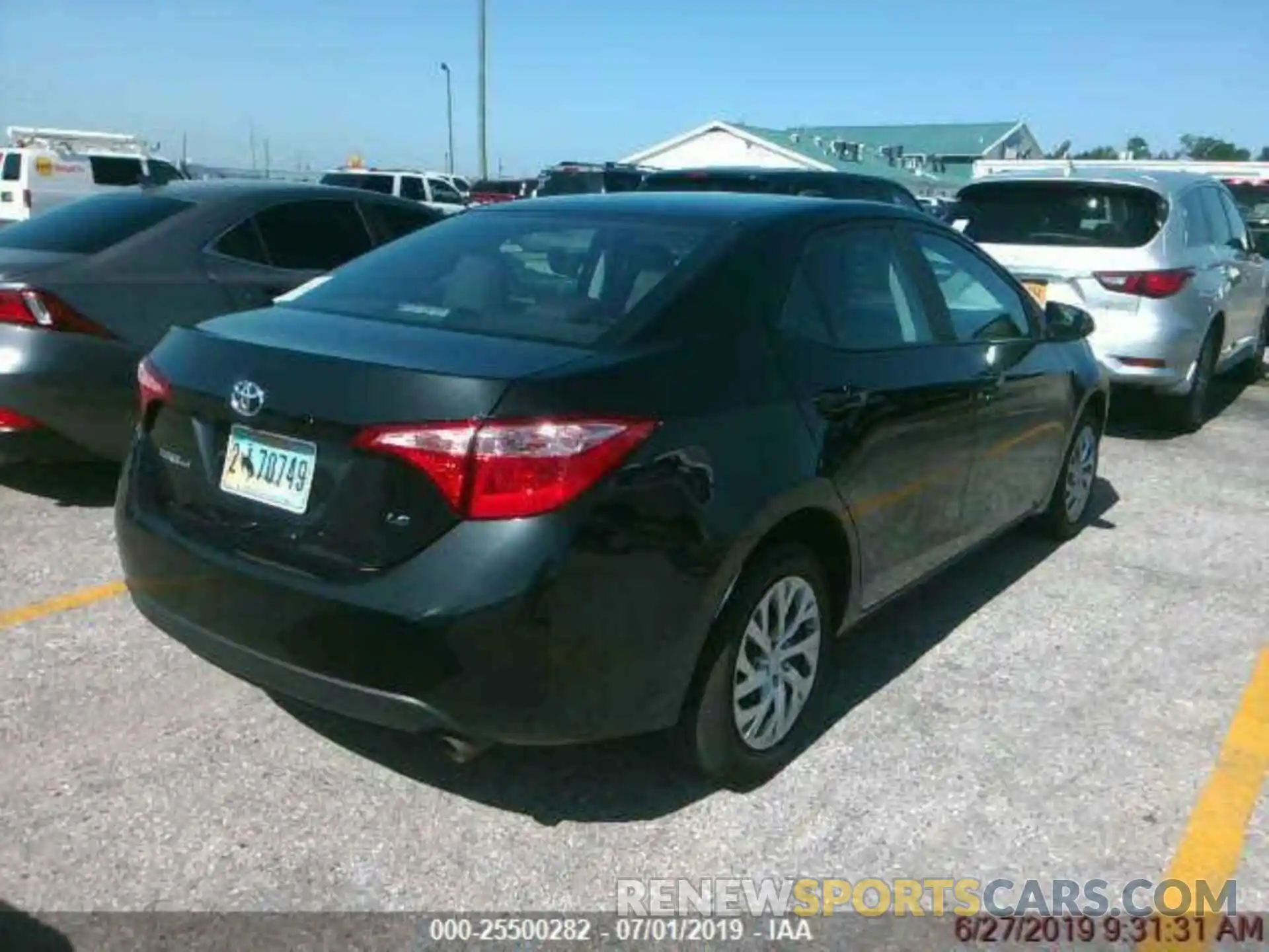 2 Photograph of a damaged car 2T1BURHE6KC148972 TOYOTA COROLLA 2019