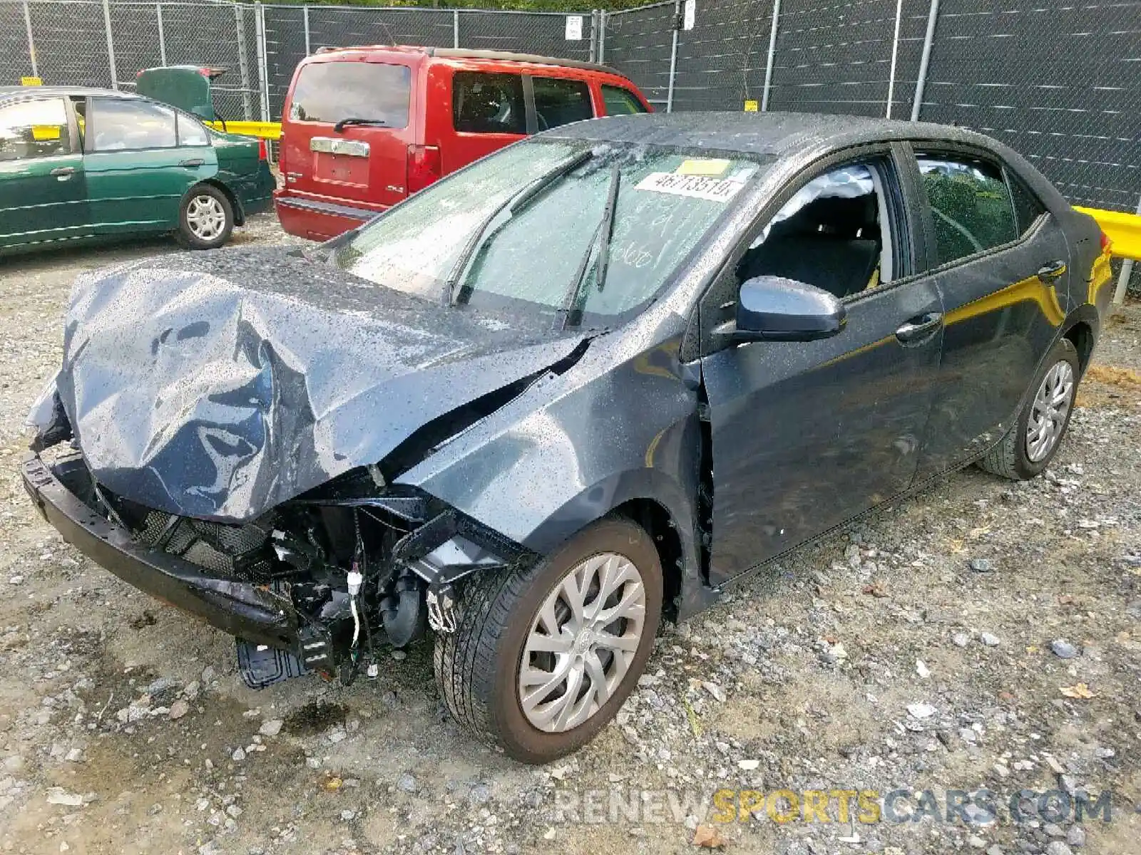 2 Photograph of a damaged car 2T1BURHE6KC149054 TOYOTA COROLLA 2019