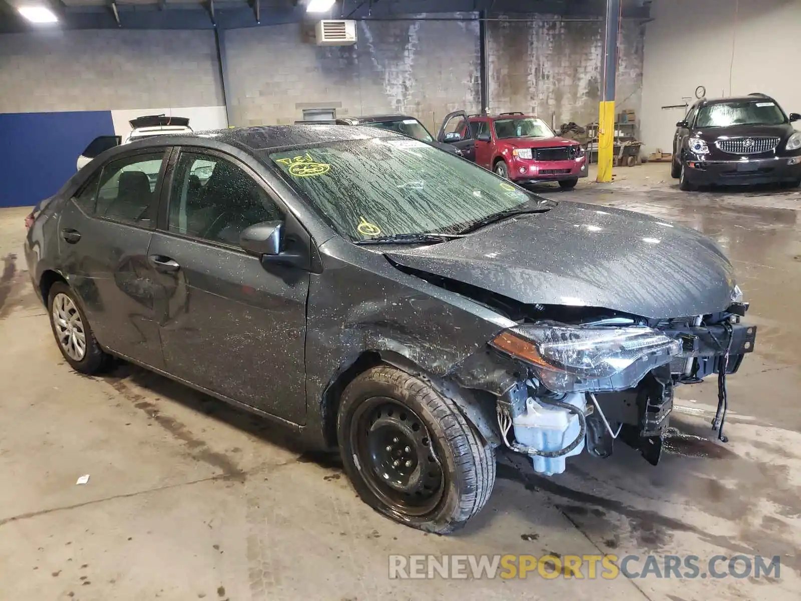 1 Photograph of a damaged car 2T1BURHE6KC149264 TOYOTA COROLLA 2019