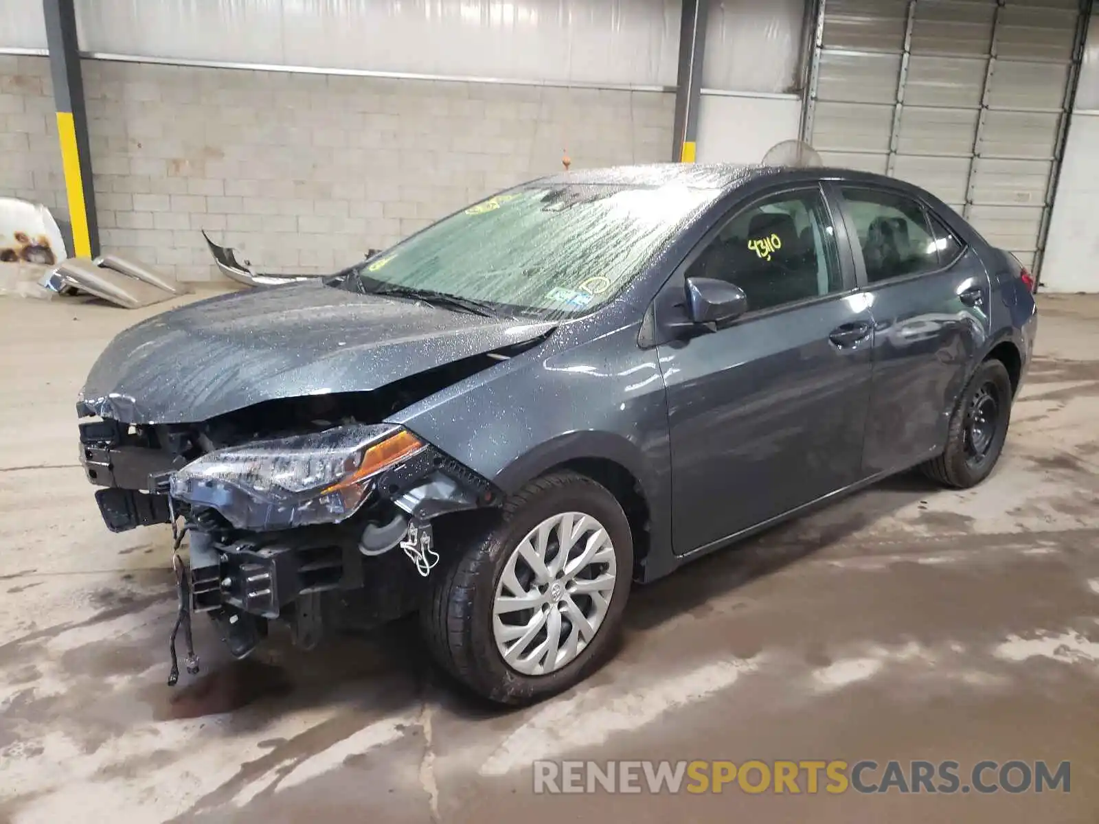 2 Photograph of a damaged car 2T1BURHE6KC149264 TOYOTA COROLLA 2019