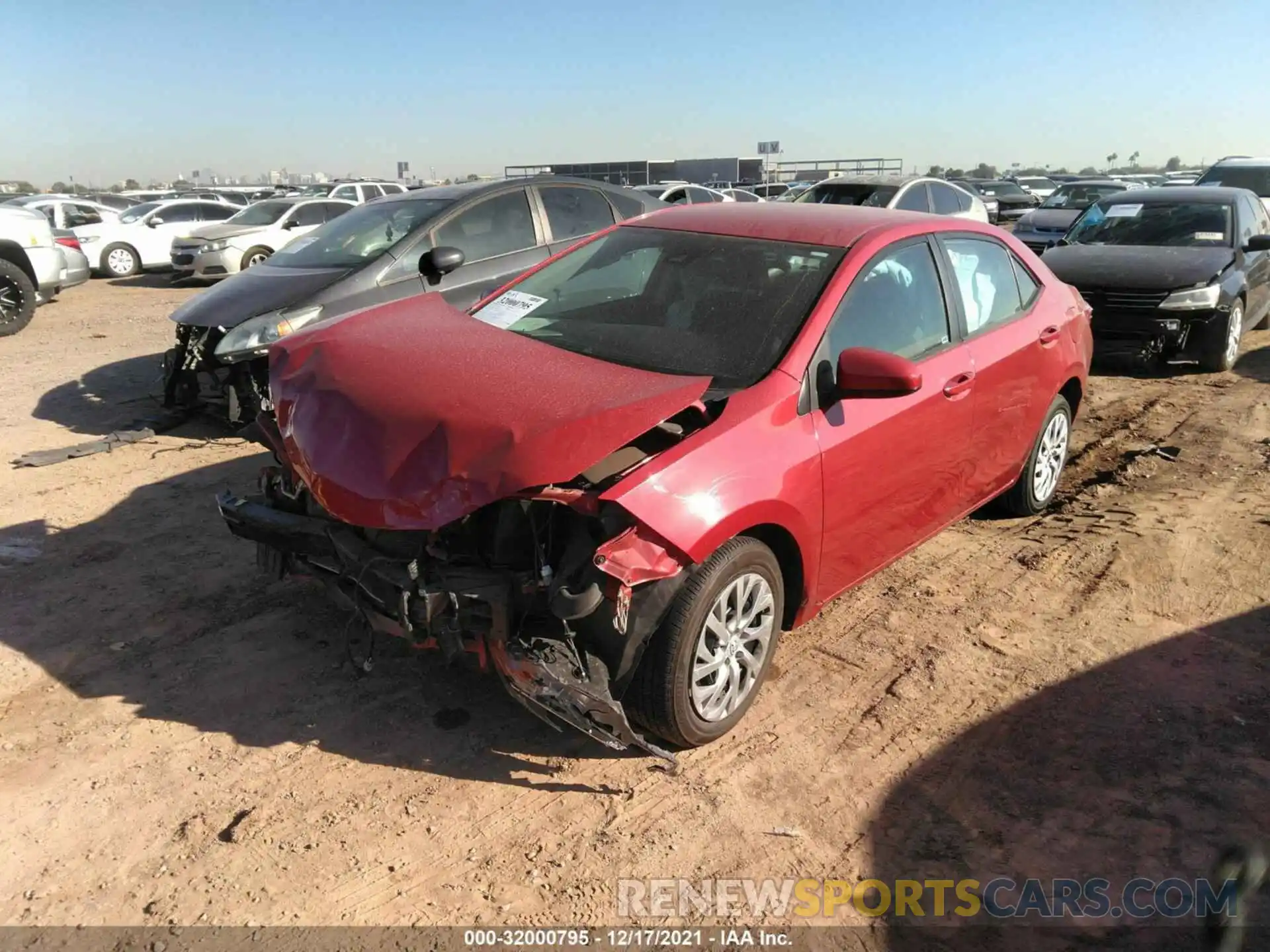 6 Photograph of a damaged car 2T1BURHE6KC149698 TOYOTA COROLLA 2019