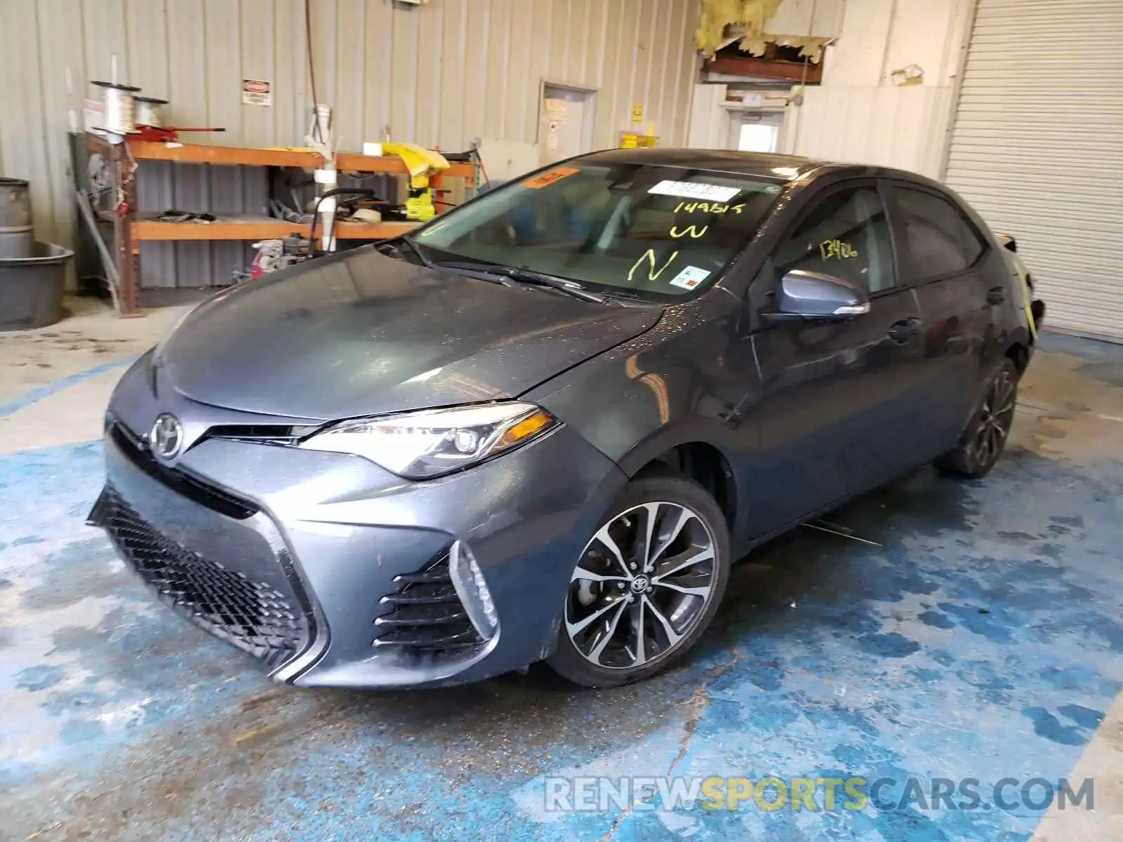 2 Photograph of a damaged car 2T1BURHE6KC149815 TOYOTA COROLLA 2019