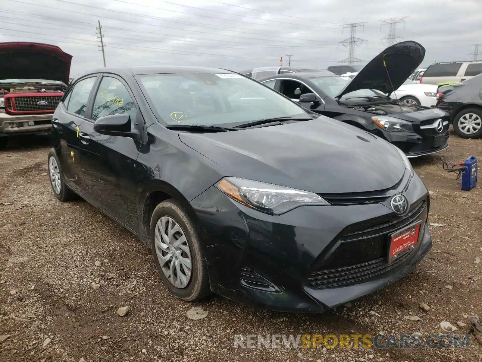 1 Photograph of a damaged car 2T1BURHE6KC150186 TOYOTA COROLLA 2019