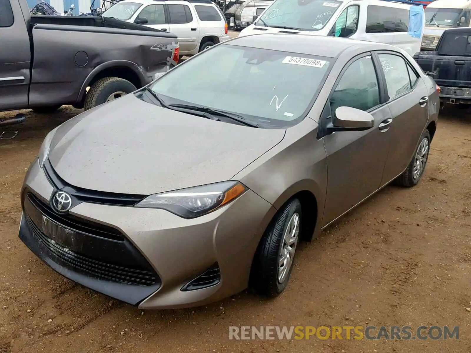 2 Photograph of a damaged car 2T1BURHE6KC150544 TOYOTA COROLLA 2019