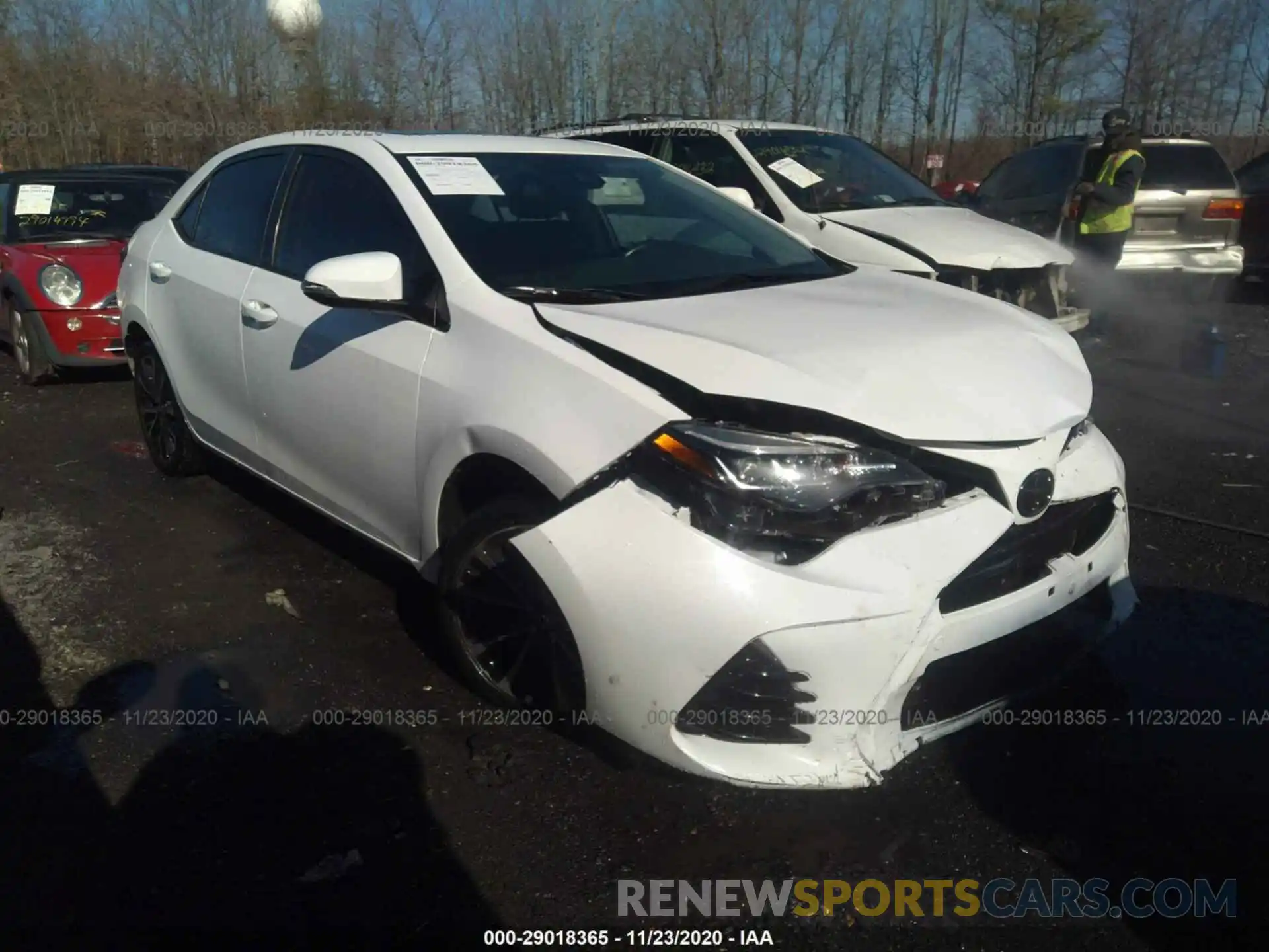 1 Photograph of a damaged car 2T1BURHE6KC150575 TOYOTA COROLLA 2019