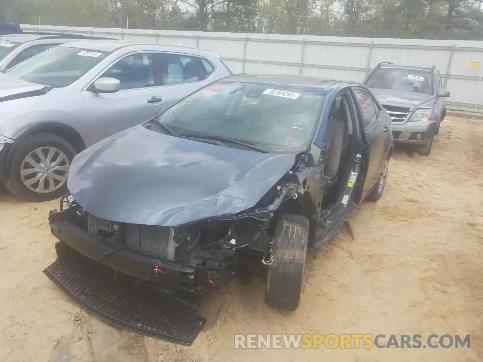 2 Photograph of a damaged car 2T1BURHE6KC150799 TOYOTA COROLLA 2019