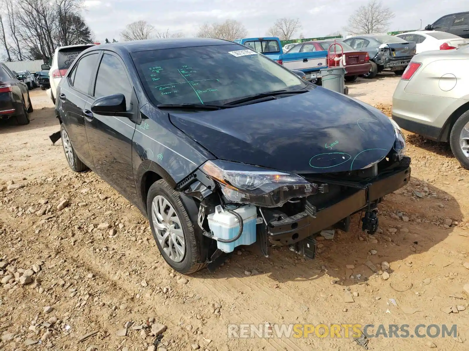 9 Photograph of a damaged car 2T1BURHE6KC150835 TOYOTA COROLLA 2019